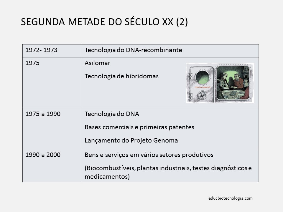 6. Segunda metade do século XX - continuação