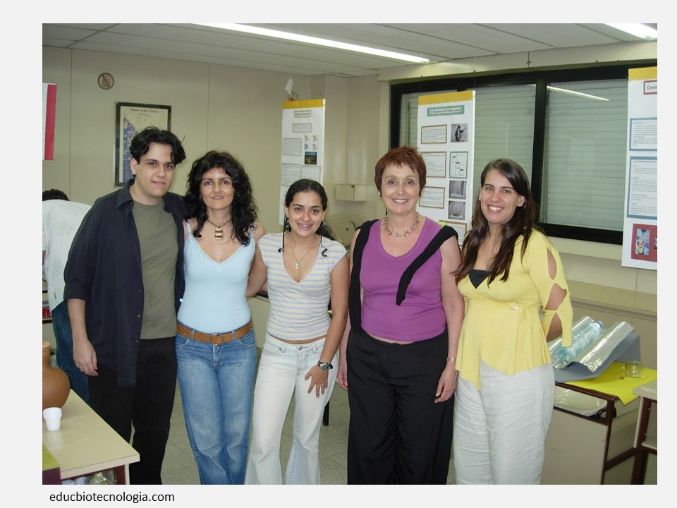 A equipe, uma vez finalizada a exposição de trabalhos